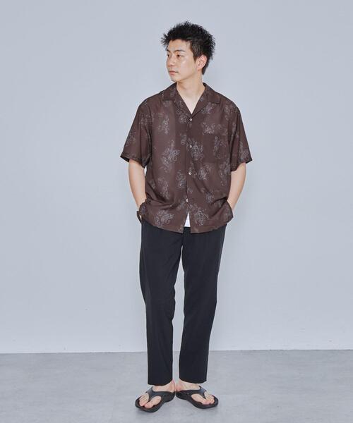 美品！エトロ　ペイズリーオープンカラーシャツ XL相当 三越伊勢丹 | ETRO/エトロ_Men通販 | フローラルペイズリー