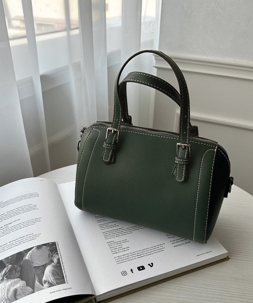 apresjour mignon×ARIAZ】ステッチボストンバッグ（ボストン