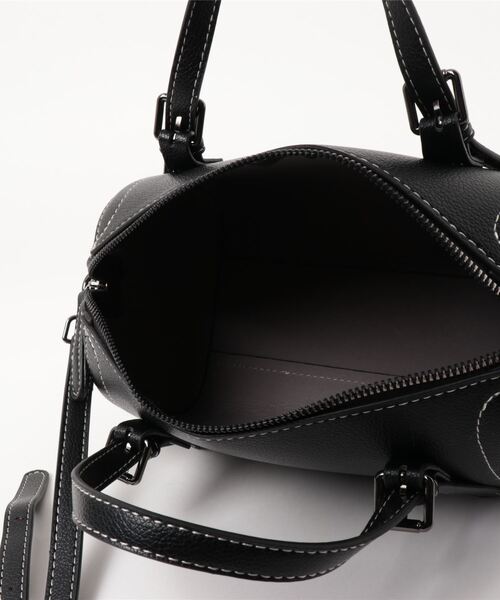 apres jour mignon（アプレジュールミニョン）の「【apresjour mignon×ARIAZ】ステッチボストンバッグ（ボストンバッグ・レディース・ダークブラウン/ベージュ/ブラック/グリーン・ONESIZE）」の12枚目の写真