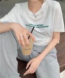 ロゴプリント クロップド丈Tシャツ culw411