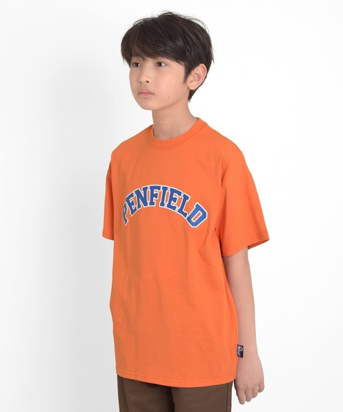 GLAZOS(グラソス)の「【Penfield】【接触冷感】アーチロゴプリント半袖Tシャツ(Tシャツ/カットソー・キッズ・ホワイト/グレー/オレンジ・170cm/140cm/150cm/160cm)」の6枚目の写真