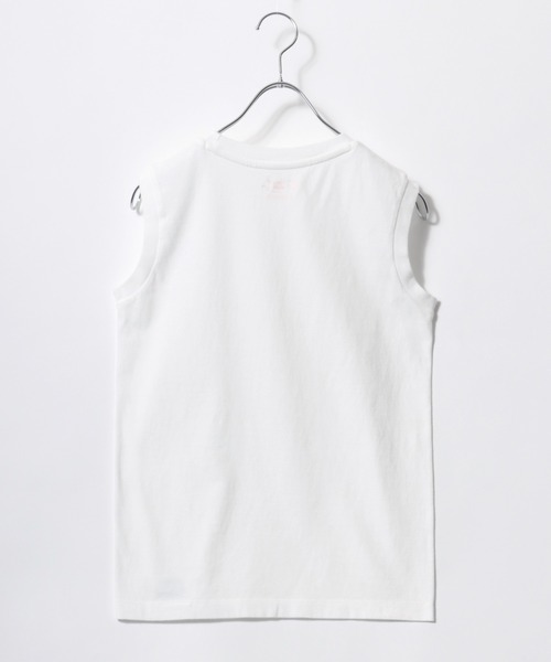 HANES(ヘインズ)の「Hanes(ヘインズ)Japan Fit for HER ノースリーブTシャツ レディース/2枚入りパックT(Tシャツ/カットソー・レディース・ホワイト×イエロー/ホワイト×ブラック/ホワイト×ピンク・M/L)」の22枚目の写真