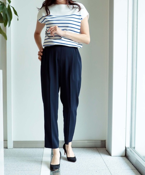 Jines（ジネス）の「ソリビアビンテージテーパードパンツ（その他パンツ・レディース・アッシュグレー/ネイビー/グレー・38）」の22枚目の写真
