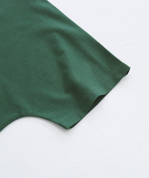 n'OrLABEL(ノアールレーベル)の「『ツアープリントリサイクルTシャツ』(Tシャツ/カットソー・レディース・チャコールグレー/ダークグリーン/ベージュ・FREE)」の11枚目の写真