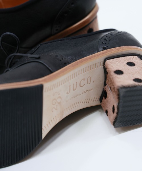 JUCO.(ジュコ)の「おめかしレースアップシューズ -LADIES-(パンプス・レディース・ブラック・23.0cm/23.5cm/24.0cm/25.0cm)」の16枚目の写真