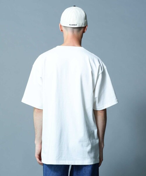 AVIREX（アヴィレックス）の「LITTLE A T-SHIRT / リトル A 半袖 Tシャツ / AVIREX / アヴィレックス（Tシャツ/カットソー・メンズ・グリーン/グレー系その他3/ブルー系その他5/ピンク系その他4/ブラウン/イエロー/ブラック/ホワイト・XL/M/L/2XL）」の14枚目の写真