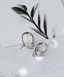 colleca la（コレカラ）の「ノンホール・ループライン樹脂イヤリング〈金属アレルギー対応〉（イヤリング）」