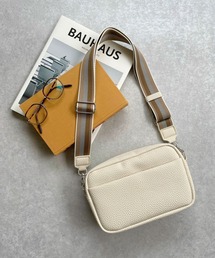 Miscere | ◇ ラインベルトスクエアショルダーバッグ GLBG-003(ショルダーバッグ)