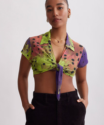 Jillian Tie Front Top