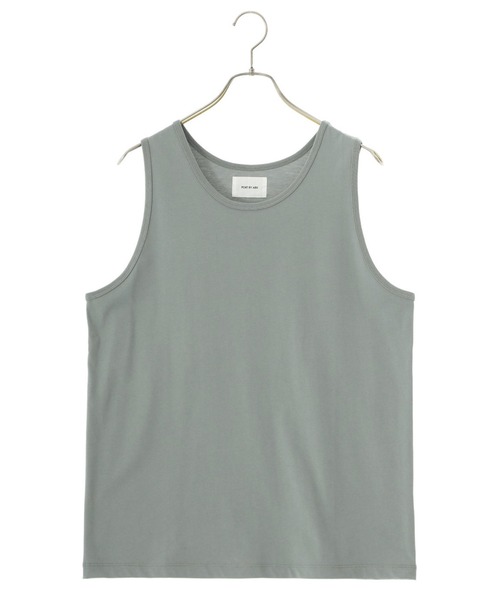PORT BY ARK（ポートバイアーク）の「PORT BY ARK / ポートバイアーク：Tank Top：PO13-T003[COR]（タンクトップ・メンズ・グレー系その他/ブルー系その他/レッド系その他・1/2）」の2枚目の写真
