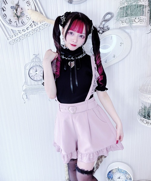 MA*RS（アメーバーマーズ）の「ハートバックルショートパンツ