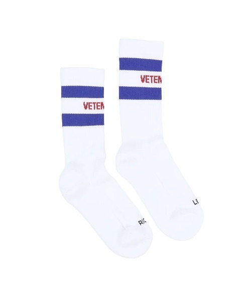 VETEMENTS(ヴェトモン)の「ICONIC LOGO SOCKS(ソックス/靴下・メンズ・ブラック・35-38)」の2枚目の写真