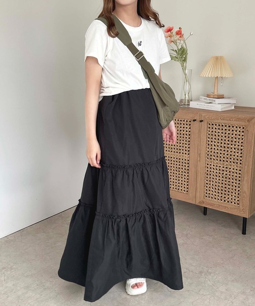 apres jour(アプレジュール)の「アソートロゴ刺繍Tシャツ【ZOZOTOWN限定アイテム】(Tシャツ/カットソー・レディース・ホワイト系その他/アイボリー/ブラック/オフホワイト・フリー/X-LARGE)」の20枚目の写真