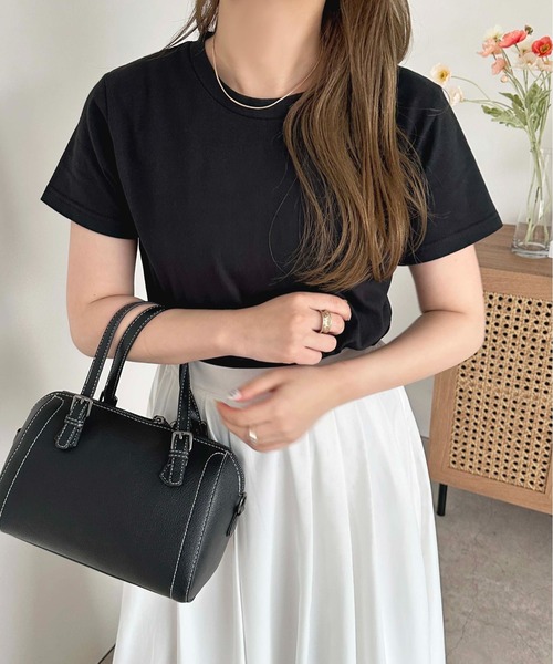 apres jour(アプレジュール)の「アソートロゴ刺繍Tシャツ【ZOZOTOWN限定アイテム】(Tシャツ/カットソー・レディース・ホワイト系その他/アイボリー/ブラック/オフホワイト・フリー/X-LARGE)」の14枚目の写真