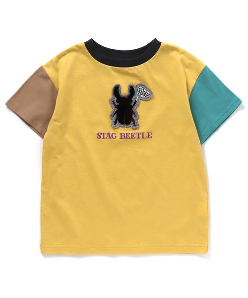 BREEZE（ブリーズ）の「【10色展開/プチプラ】サマーバケーションTシャツ（Tシャツ/カットソー・キッズ・レインボー/オフホワイト/グリーン/ライム/チャコール/オレンジ/イエロー/ベージュ/ピンク/ターコイズブルー・110/80/100/90/140/120/130）」の20枚目の写真