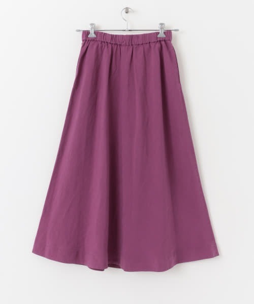 URBAN RESEARCH DOORS(アーバンリサーチドアーズ)の「リネン混フレアスカート(スカート・レディース・ベージュ/パープル/ネイビー・MEDIUM)」の20枚目の写真