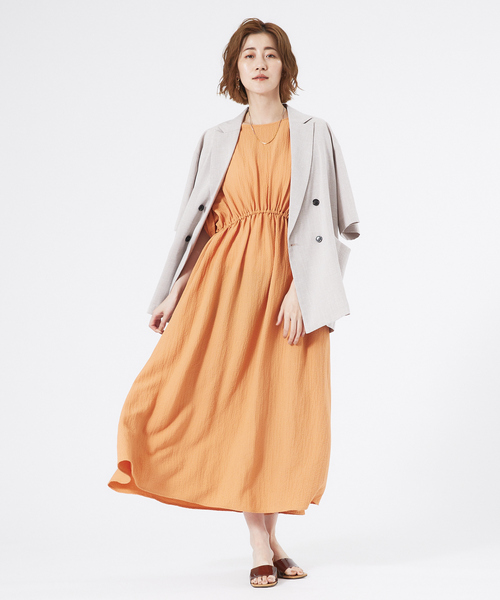 abahouse mavie（アバハウスマヴィ）の「【大人のいちまんワンピ】サッカーワンピース（ワンピース・レディース・ブラック/ダークグリーン/オレンジ・フリー）」の8枚目の写真