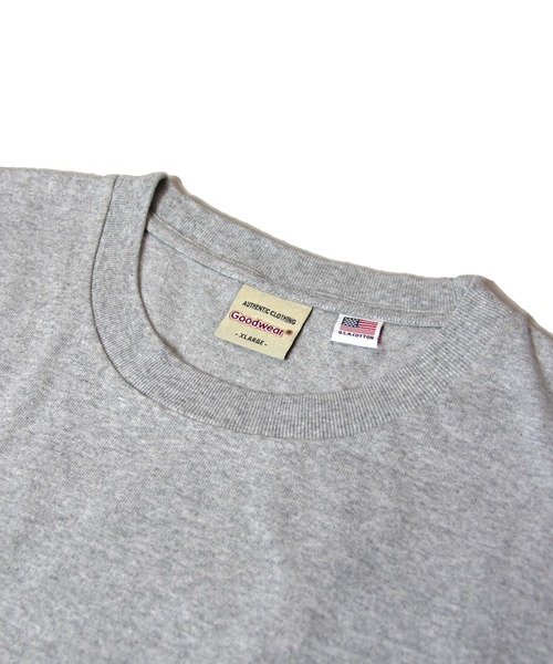 Goodwear(グッドウェア)の「Good wear ポケット付き S/S TEE(Tシャツ/カットソー・メンズ・ダークブラウン/グレー/ホワイト/ブラック/ブルー系/ダークグリーン/オレンジ・L/M/XL)」の12枚目の写真
