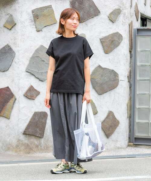 EKAL（エカル）の「『UVカット』『撥水』ネイチャークリーンスカート（スカート・レディース・チャコールグレー/グリーン・ONE）」の11枚目の写真