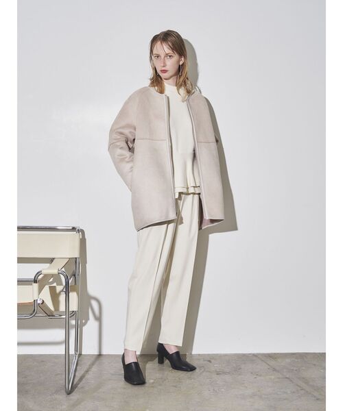 ELENDEEK(エレンディーク)の「ツイルベイカーパンツ(その他パンツ・レディース・ブラック/オフホワイト・01/02)」の17枚目の写真