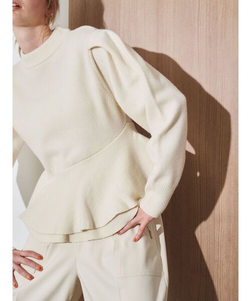 ELENDEEK(エレンディーク)の「ツイルベイカーパンツ(その他パンツ・レディース・ブラック/オフホワイト・01/02)」の18枚目の写真