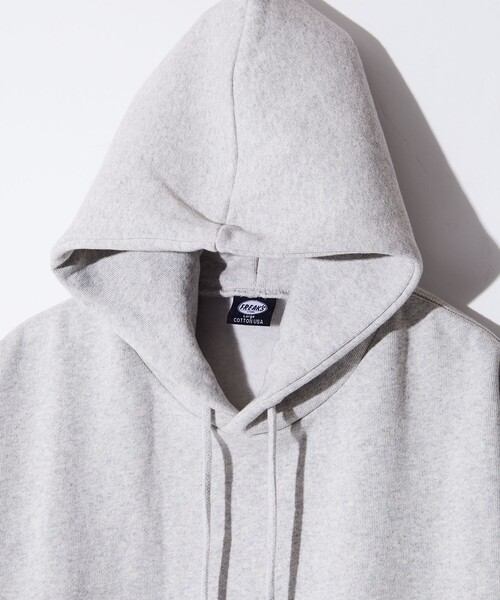 FREAK'S STORE(フリークスストア)の「限定展開 12oz ヘビーウェイト ビッグシルエット プルオーバー パーカー/フーディ―(パーカー・メンズ・ブラック/ナチュラル/アッシュグレー/オリーブ/スミクロ/ネイビー/グレイッシュベージュ・SMALL/X-LARGE/LARGE/MEDIUM)」の19枚目の写真