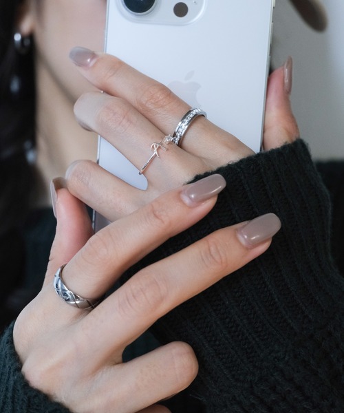 crafty（クラフティー）の「金属アレルギー/ジルコニアリング/サージカルステンレス（リング・レディース・ゴールド/ピンクゴールド/シルバー・9号/11号/13号）」の5枚目の写真