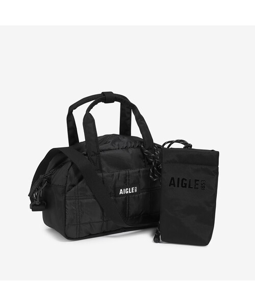 AIGLE（エーグル）の「キルティングミニトート（トートバッグ・レディース・ブラック/ネイビー・FREE）」の2枚目の写真