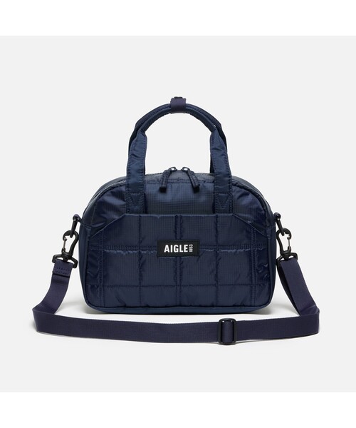 AIGLE（エーグル）の「キルティングミニトート（トートバッグ・レディース・ブラック/ネイビー・FREE）」の3枚目の写真