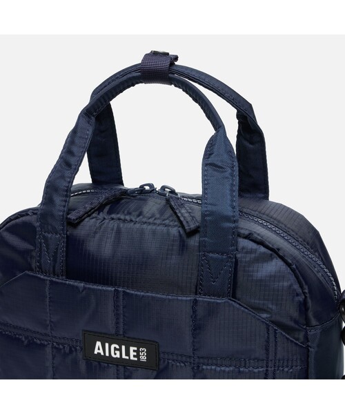 AIGLE（エーグル）の「キルティングミニトート（トートバッグ・レディース・ブラック/ネイビー・FREE）」の9枚目の写真