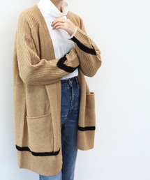 BY MALENE BIRGER / RETZIA(バイカラーモヘヤカーディガン)