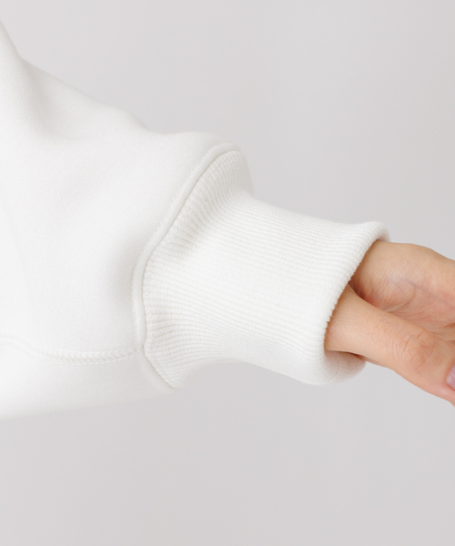 Rouge vif Anna（ルージュヴィフアンナ）の「ダンボールプルオーバー（スウェット・レディース・ブラウン/ベージュ/オフホワイト・フリー）」の14枚目の写真