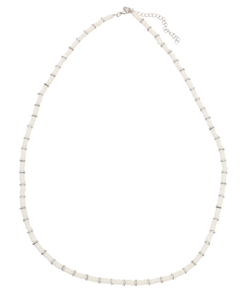 RAGEBLUE(レイジブルー)の「ネイティブコンビネックレス/566613(ネックレス・メンズ・ホワイト/その他/ブラック/ライトブルー・FREE)」の2枚目の写真