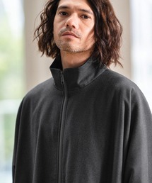 mj9540- Slightly Brushed TR Stand Collar Jacket スタンドカラージャケット