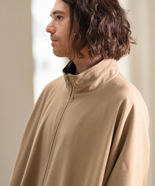 【セール】mj9540- Slightly Brushed TR Stand Collar Jacket スタンドカラージャケット（その他アウター）｜CAMBIO（カンビオ）