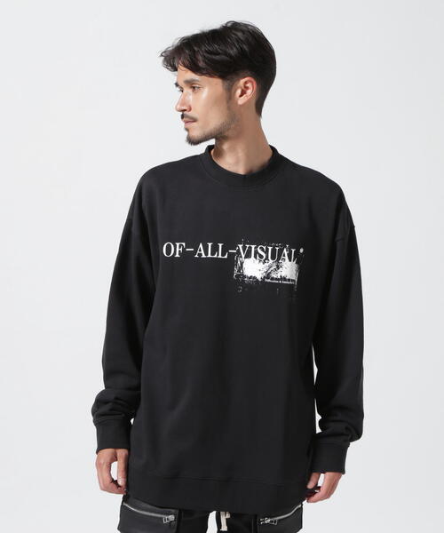 A4A（エーフォーエー）の「【WEB&DEPOT限定】/A4A/エーフォーエー/SPLASH SWEAT CREWNECK（スウェット・メンズ・ホワイト/ブラック・L/M）」の6枚目の写真