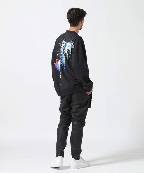 A4A（エーフォーエー）の「【WEB&DEPOT限定】/A4A/エーフォーエー/SPLASH SWEAT CREWNECK（スウェット・メンズ・ホワイト/ブラック・L/M）」の7枚目の写真