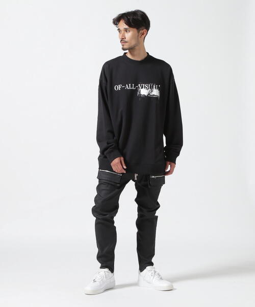 A4A（エーフォーエー）の「【WEB&DEPOT限定】/A4A/エーフォーエー/SPLASH SWEAT CREWNECK（スウェット・メンズ・ホワイト/ブラック・L/M）」の8枚目の写真