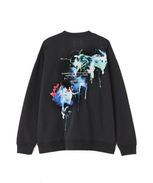 A4A（エーフォーエー）の「【WEB&DEPOT限定】/A4A/エーフォーエー/SPLASH SWEAT CREWNECK（スウェット・メンズ・ホワイト/ブラック・L/M）」の9枚目の写真