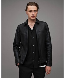 新品未使用品　タグつきALLSAINTS スリムフィットラムレザージャケット 中古・古着通販】ALL SAINTS (オールセインツ) ライダース