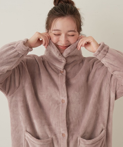 セール】【LAFUKU/ラフク】なめらかタッチもこふわラムフリース着る