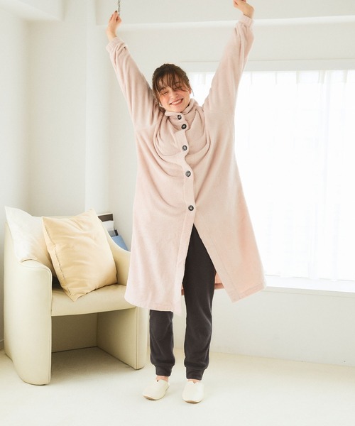 セール】【LAFUKU/ラフク】なめらかタッチもこふわラムフリース着る