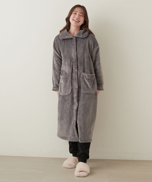 セール】【LAFUKU/ラフク】なめらかタッチもこふわラムフリース着る