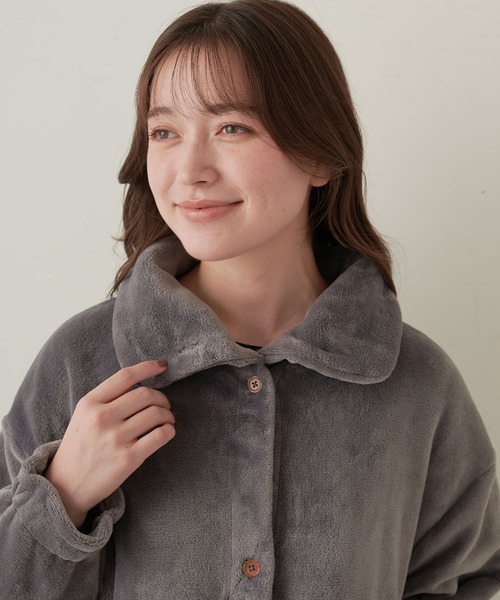 セール】【LAFUKU/ラフク】なめらかタッチもこふわラムフリース着る