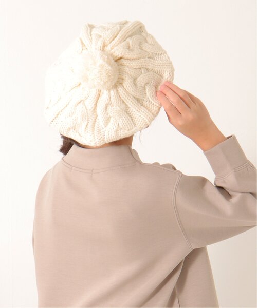 ikka（イッカ）の「ケーブルニットベレー帽（ハンチング/ベレー帽・キッズ・グレー/ベージュ・FREE）」の19枚目の写真