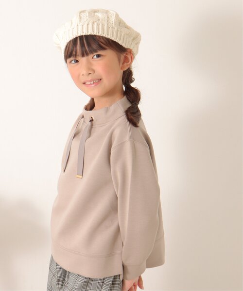 ikka（イッカ）の「ケーブルニットベレー帽（ハンチング/ベレー帽・キッズ・グレー/ベージュ・FREE）」の20枚目の写真