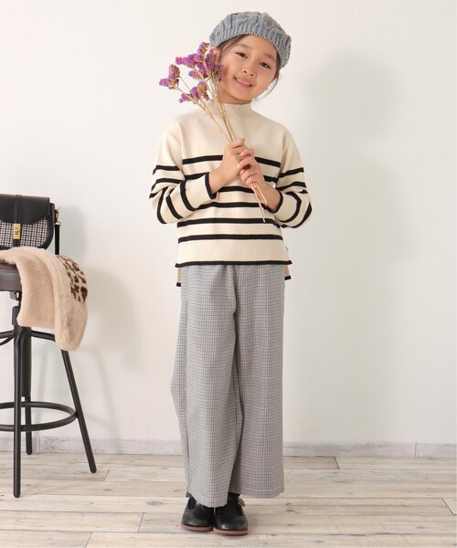 ikka（イッカ）の「ケーブルニットベレー帽（ハンチング/ベレー帽・キッズ・グレー/ベージュ・FREE）」の21枚目の写真
