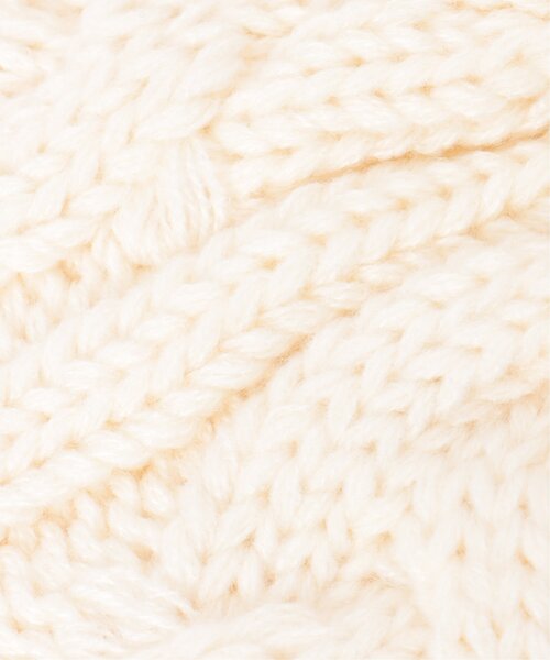 ikka（イッカ）の「ケーブルニットベレー帽（ハンチング/ベレー帽・キッズ・グレー/ベージュ・FREE）」の4枚目の写真