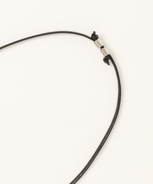 Bab（バブ）の「リングモチーフネックレス（ネックレス・レディース・ベージュ/ブラック・ONESIZE）」の11枚目の写真