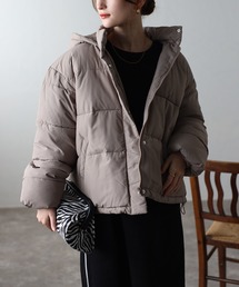 フード付き 中綿ジャケット